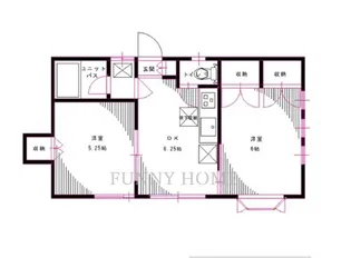 Hills松原322【2階】の間取り