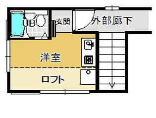 フジハイツ【2階】の間取り