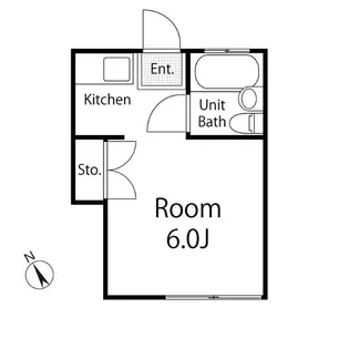 アザース愛名【1階】の間取り