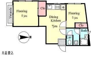 ナリキビル【1階】の間取り