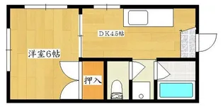 コーポ板垣【1階】の間取り