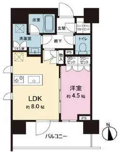 プレミスト早稲田【2階】の間取り