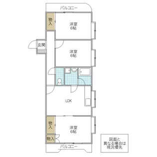 ケイセイグランドハイツ【1階】の間取り