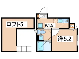 オレンジコート【1階】の間取り