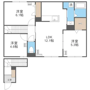アリエッタ【2階】の間取り