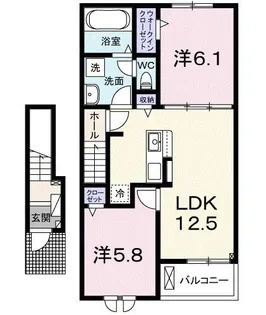 フォーリストIV【2階】の間取り