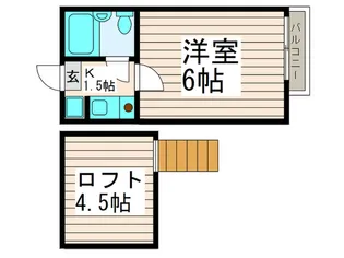 ハイム プリマヴェーラ【2階】の間取り
