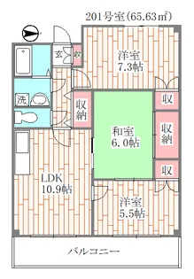 アーバンイースト【2階】の間取り