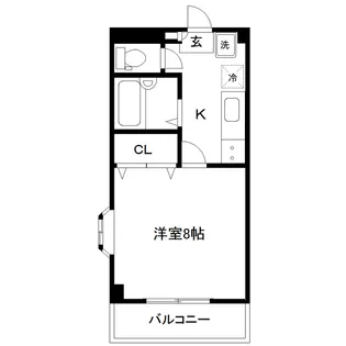 サンコートクリスタル【2階】の間取り