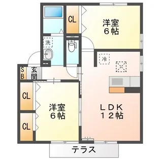 ル・モンド・グランデ【1階】の間取り