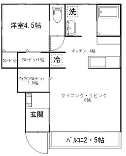 cent.FORCE II【1階】の間取り