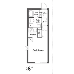 PASEO Yotsuya【2階】の間取り