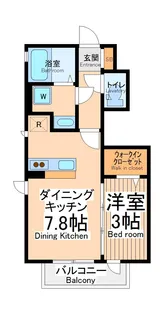 メイク クレエ【1階】の間取り
