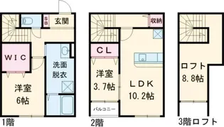 アネシス久留米の間取り