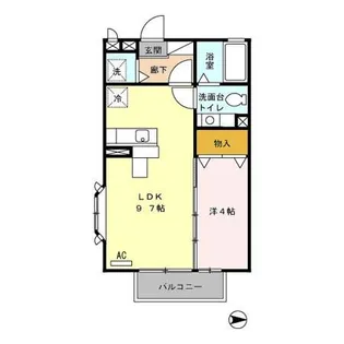 アムールHIDAKA【2階】の間取り