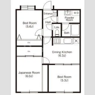 ル・プランシェ【4階】の間取り