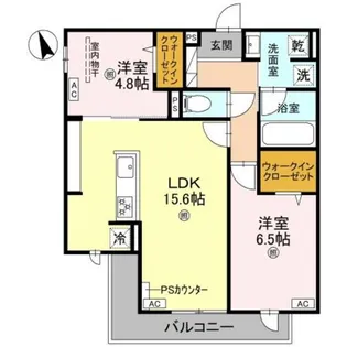 クラシスト東粉浜EAST【3階】の間取り