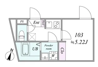 Teams Oji【1階】の間取り
