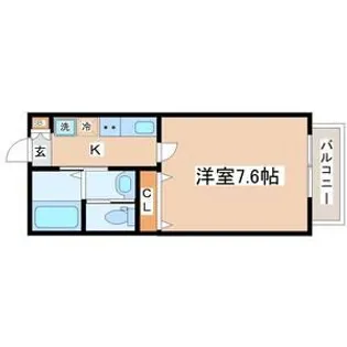 フォレスタ幸町【1階】の間取り