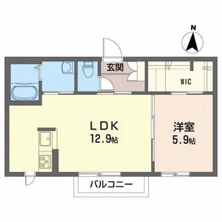 フランシーズ【1階】の間取り