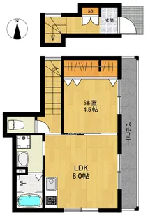 HONYA HILLS II【2階】の間取り