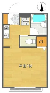 コーポYAMASHIN【2階】の間取り