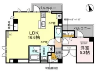 D-residence長居【5階】の間取り