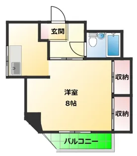 シティスペース【2階】の間取り