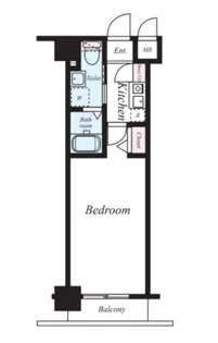 グリフィン新横浜・参番館【12階】の間取り