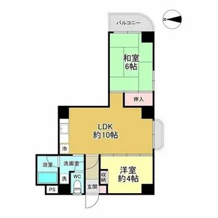 第一大黒ビル【2階】の間取り