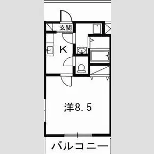 Blandini【5階】の間取り