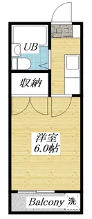 ニューパリヤII【2階】の間取り