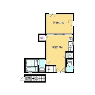 ノイエ桜台【2階】の間取り