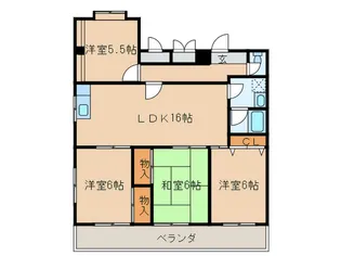 春日井パ-クビル 3【1階】の間取り