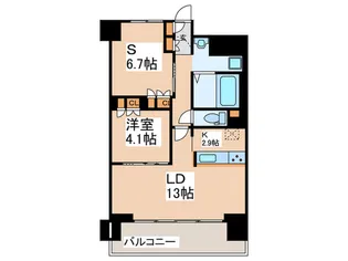リーラ横浜川和町【5階】の間取り