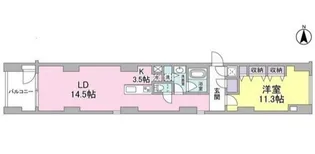 天王洲テラス【10階】の間取り