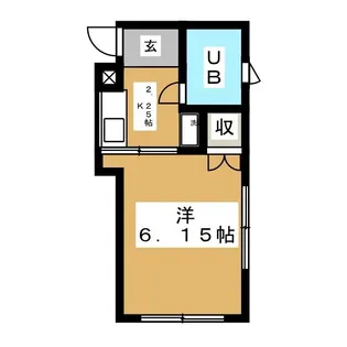 ハイツカルチェラタン【2階】の間取り