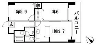 リブレストI【10階】の間取り