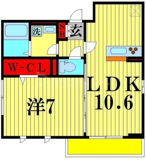 CLAIR【2階】の間取り