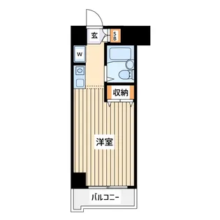 アバクス立川A【8階】の間取り