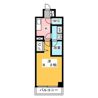 アクシーズタワー新都心【1階】の間取り