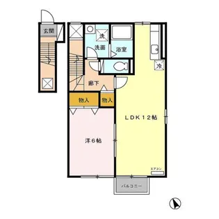 レオパルド III【2階】の間取り
