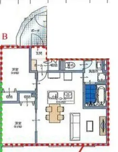 ヴィラ桜【1階】の間取り