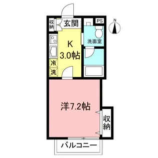 ラ・メイジュ【2階】の間取り