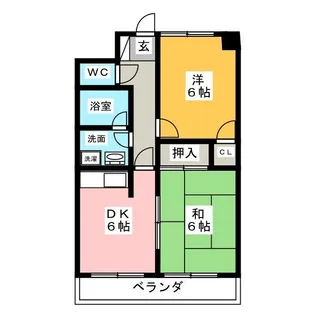NOVA桜ケ丘【1階】の間取り