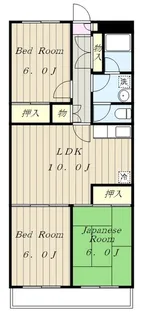 ヴェルディ生田【4階】の間取り