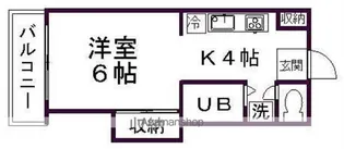 第二スカイハイツ【3階】の間取り