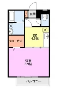 メゾンリヴィエール【2階】の間取り