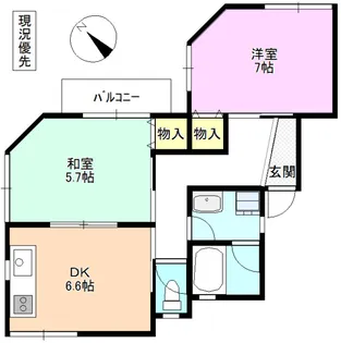 レジデンス常入1【2階】の間取り