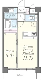 ライツ 石原【2階】の間取り